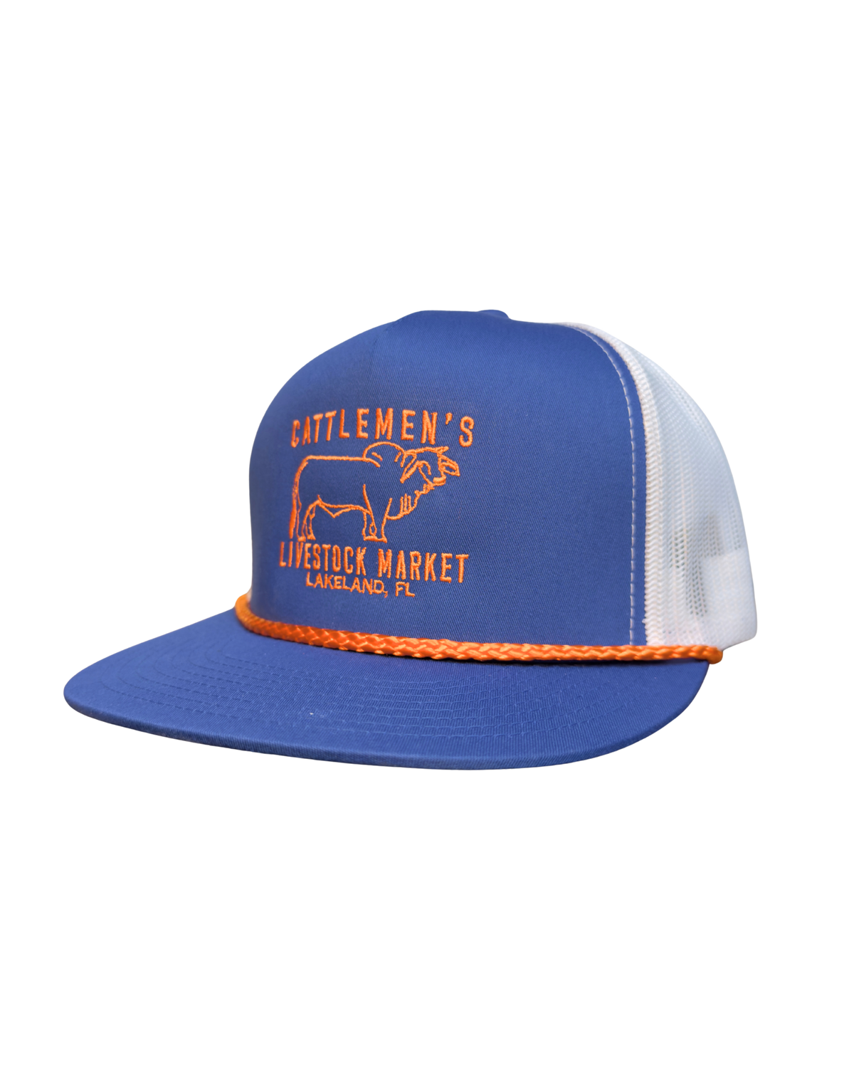 Cattlemen's Old School Logo Hat - UF Orange & Blue