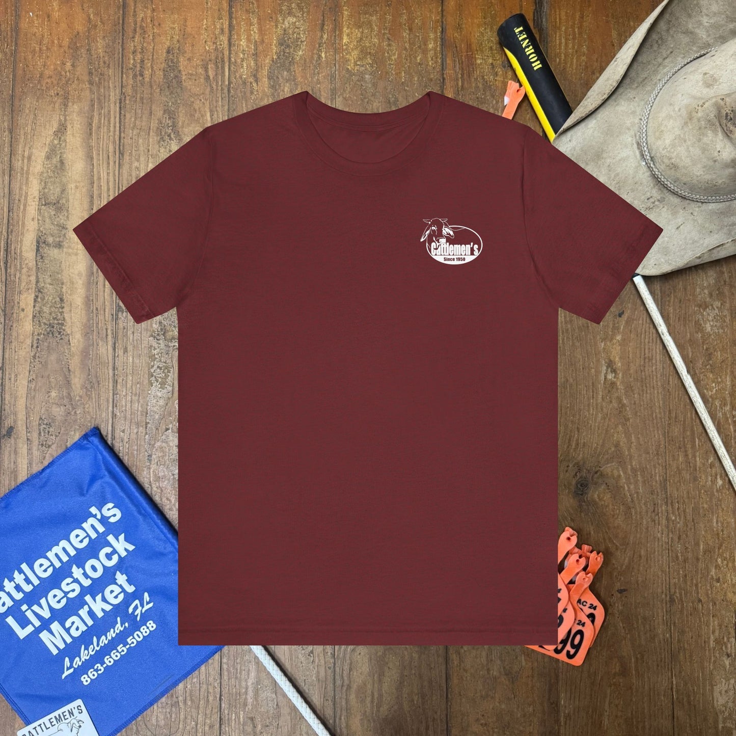 Cattlemen's Logo Tshirt | Unisex Jersey Short Sleeve Tee