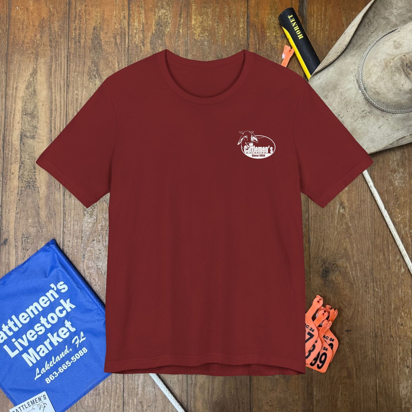 Cattlemen's Logo Tshirt | Unisex Jersey Short Sleeve Tee