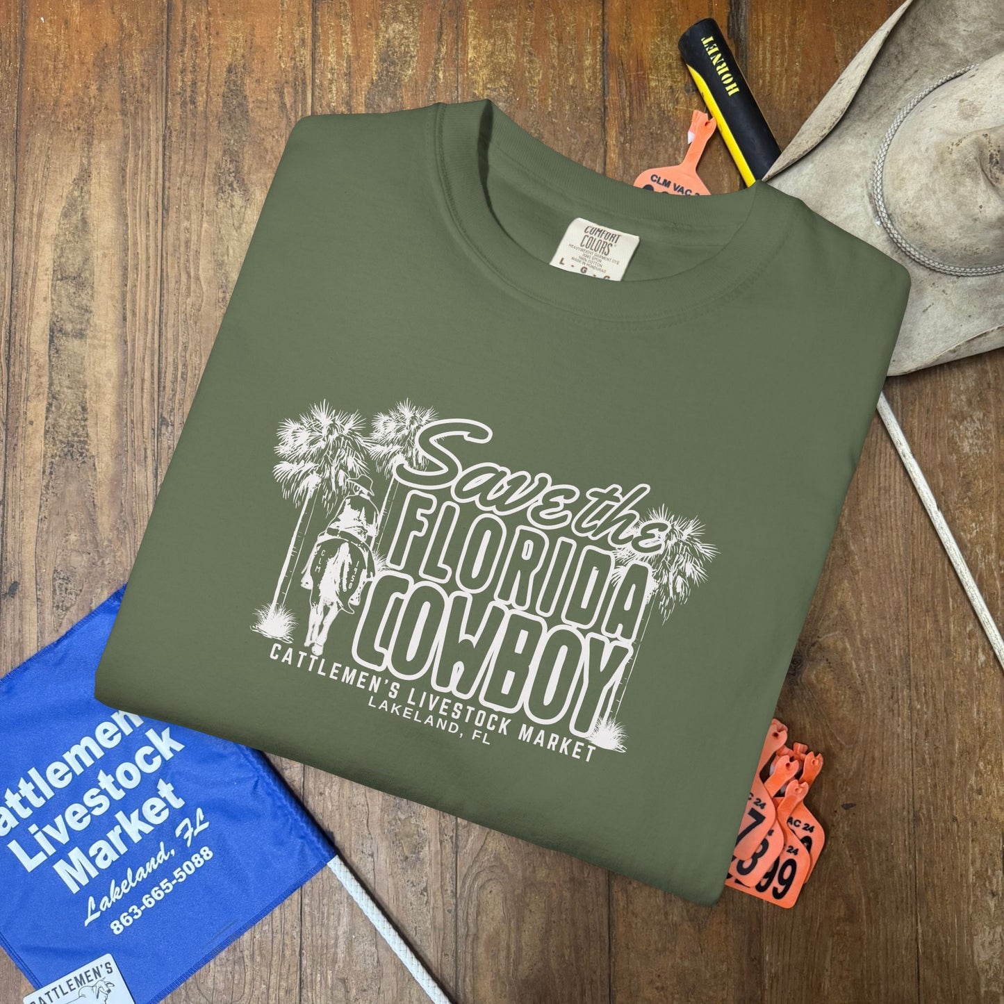 SAVE THE FLORIDA COWBOY | Comfort Colors tee