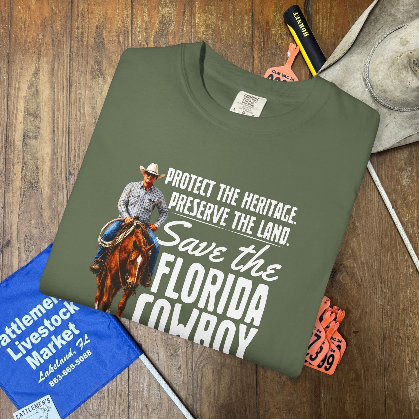 The Fussell - SAVE THE FLORIDA COWBOY | Comfort Colors tee