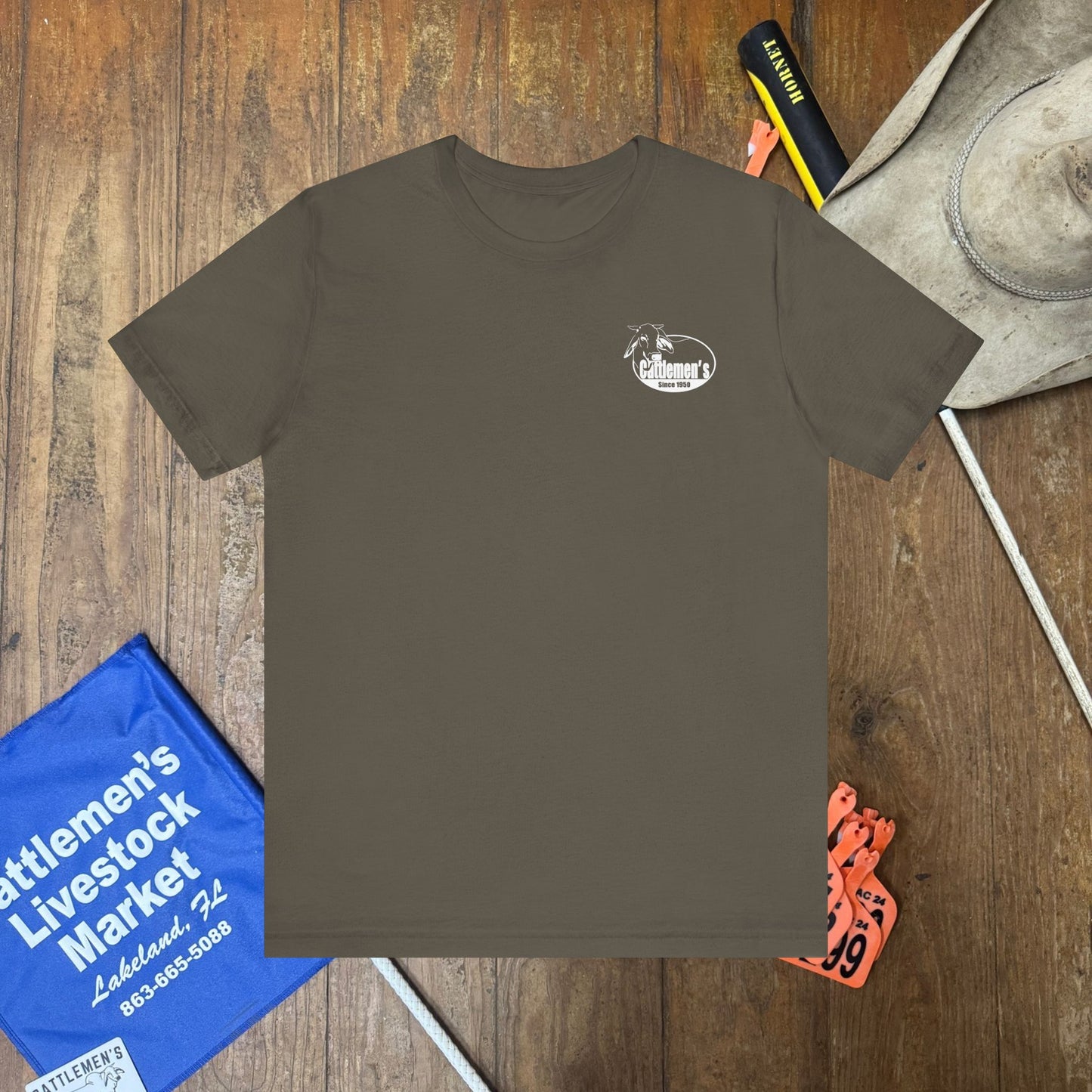 Cattlemen's Logo Tshirt | Unisex Jersey Short Sleeve Tee
