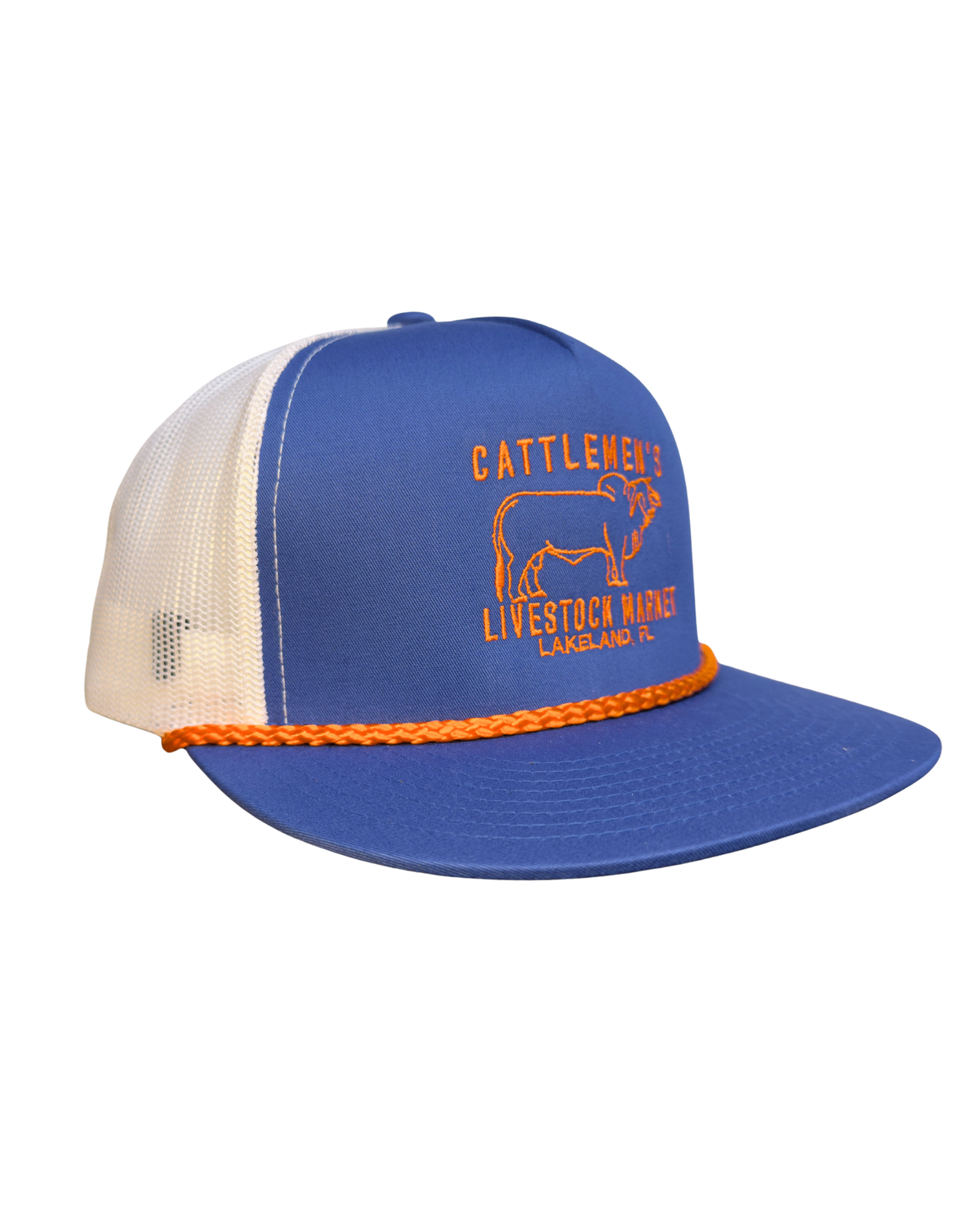 Cattlemen's Old School Logo Hat - UF Orange & Blue