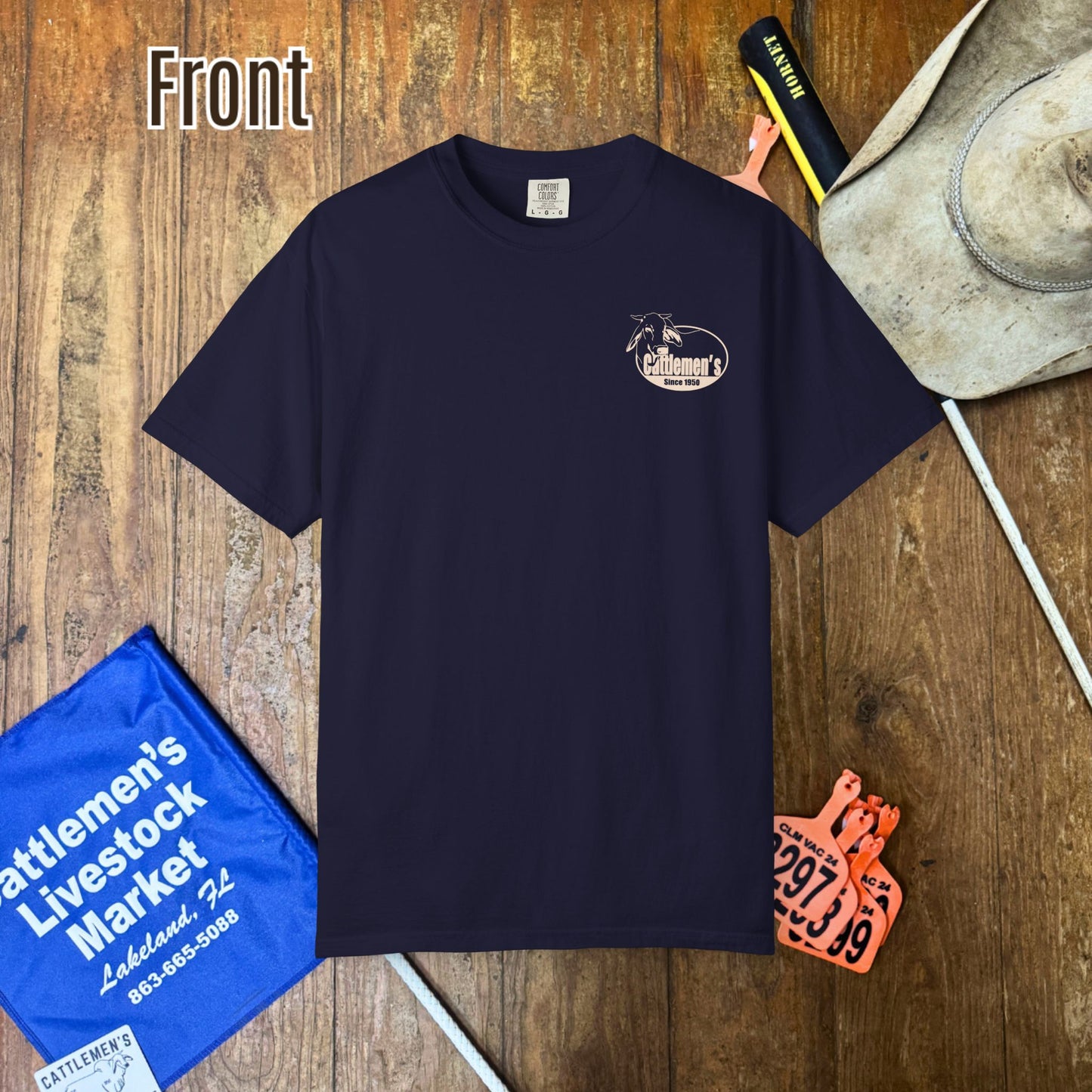 Cattlemen's Bammer - CoffortColors Tshirt