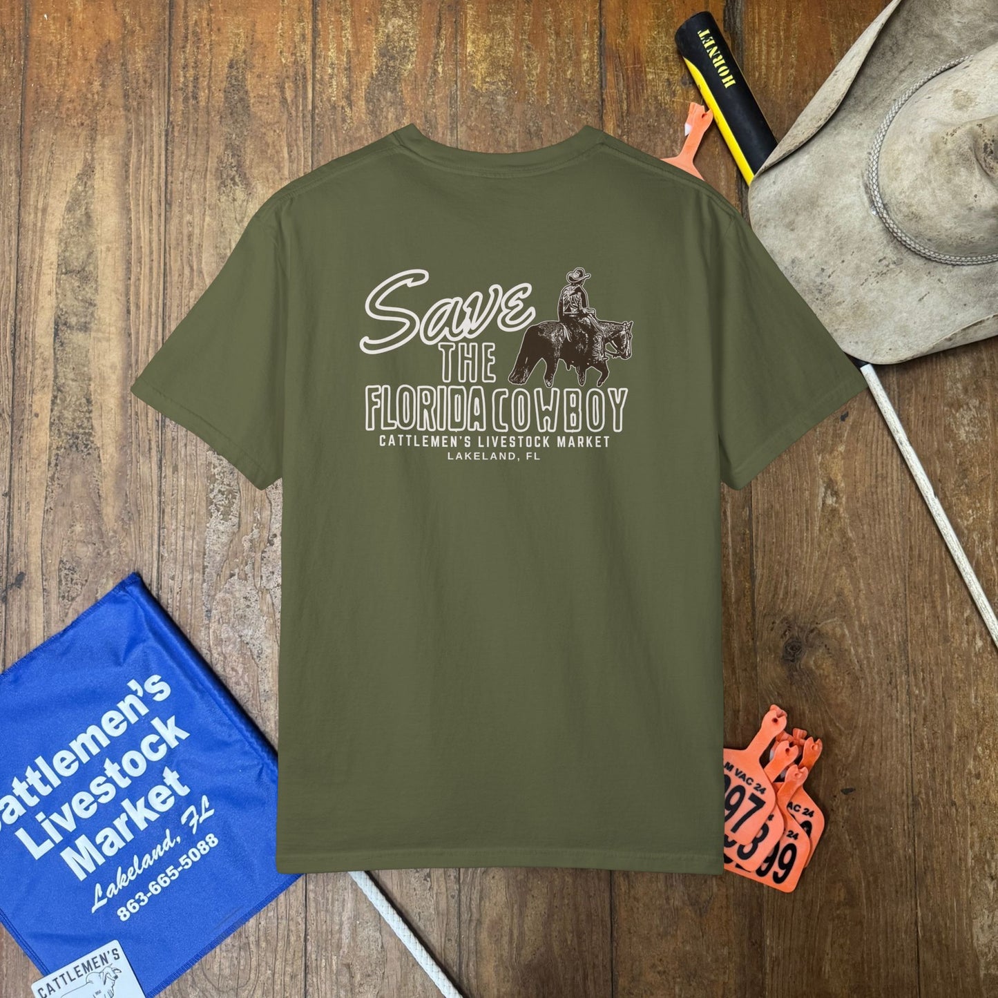 SAVE THE FLORIDA COWBOY | Comfort Colors tee