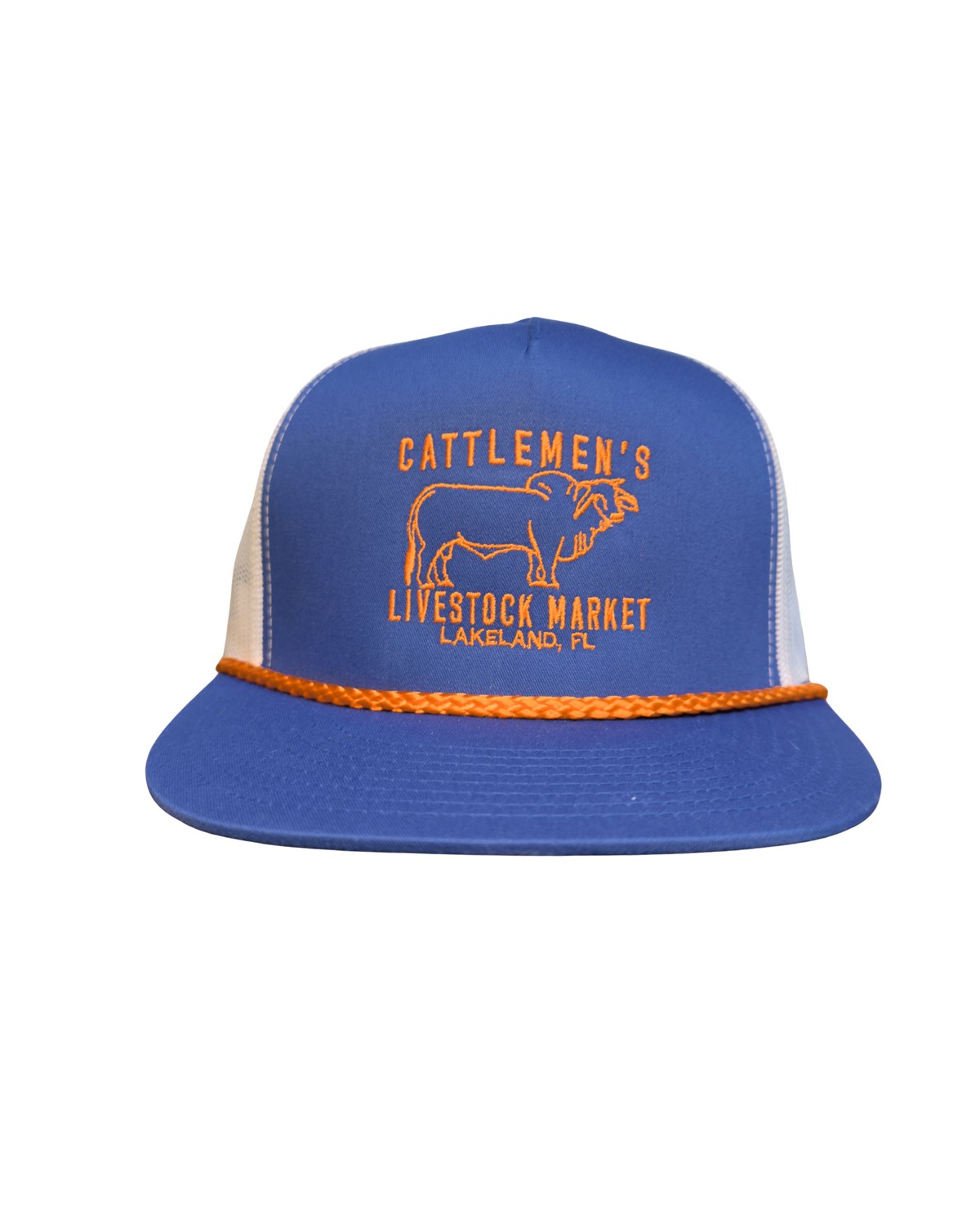 Cattlemen's Old School Logo Hat - UF Orange & Blue