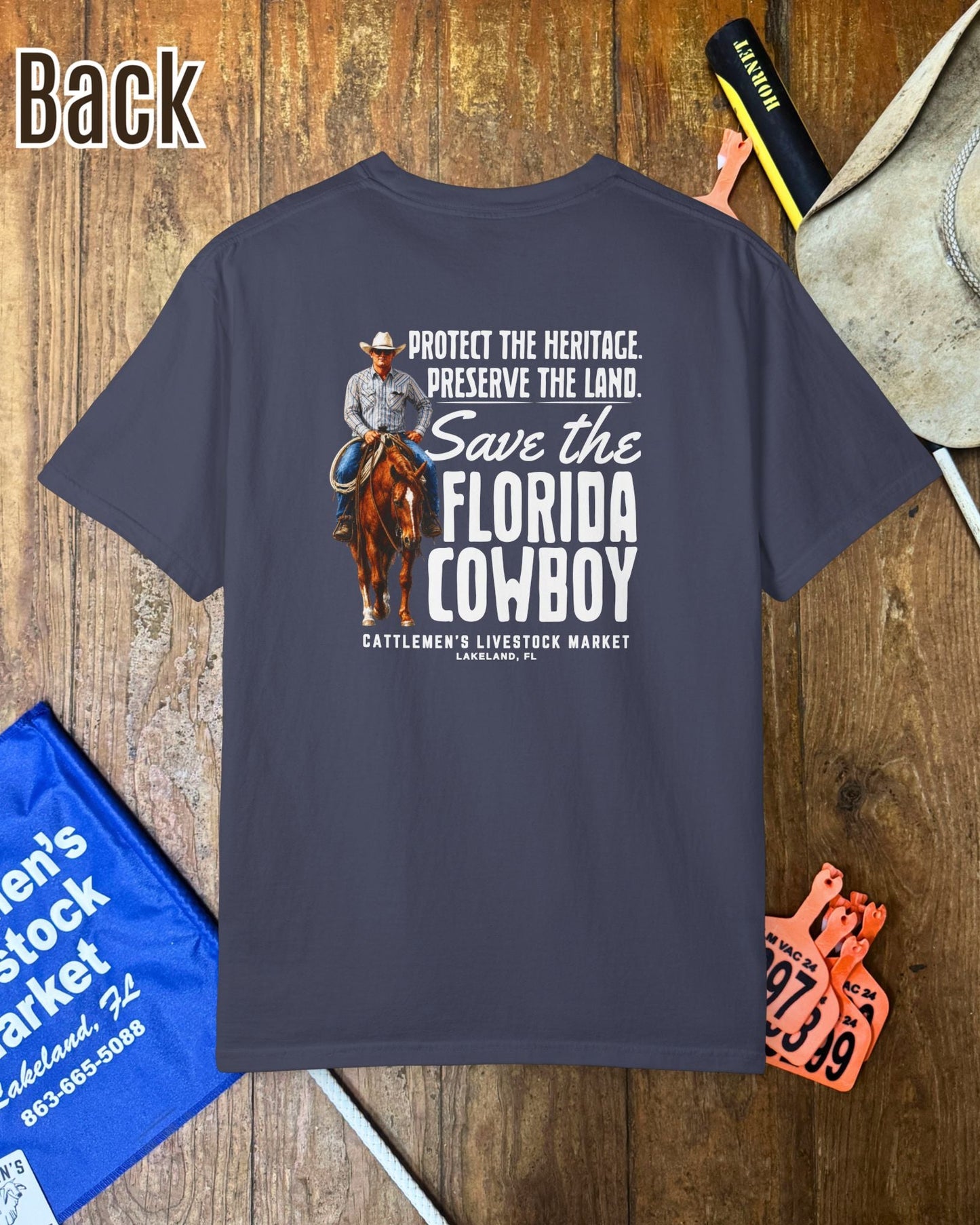 The Fussell - SAVE THE FLORIDA COWBOY | Comfort Colors tee