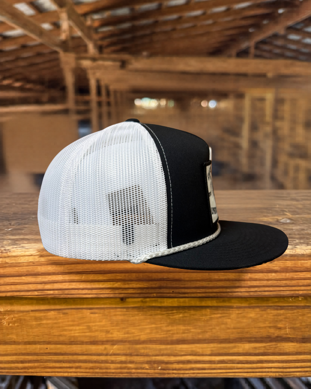 Cattlemen's Patch Hats - Black & White
