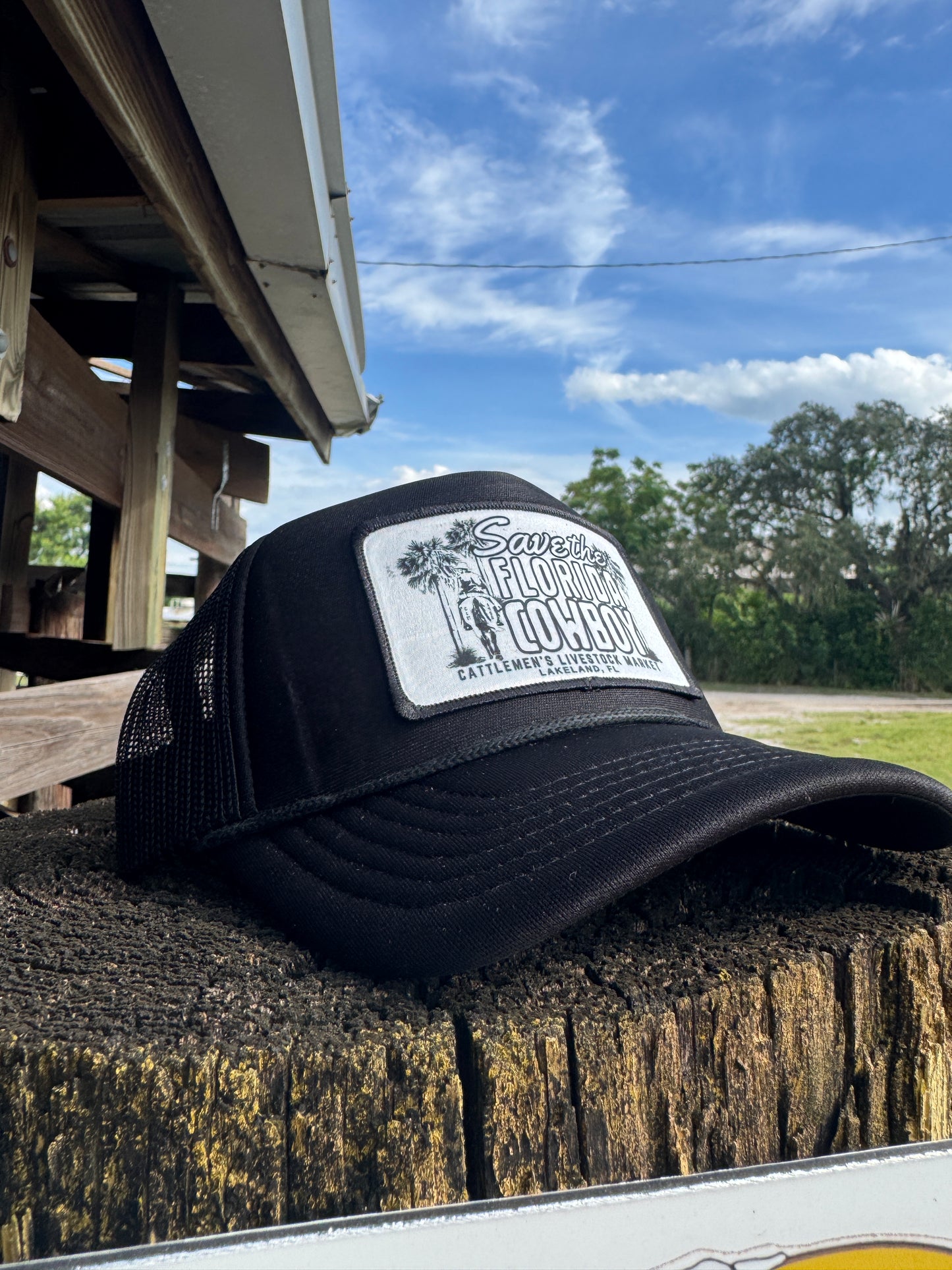 Save the Florida Cowboy Foam Patch Hat | Pre Order - will ship 9/12 | Maroon Hat