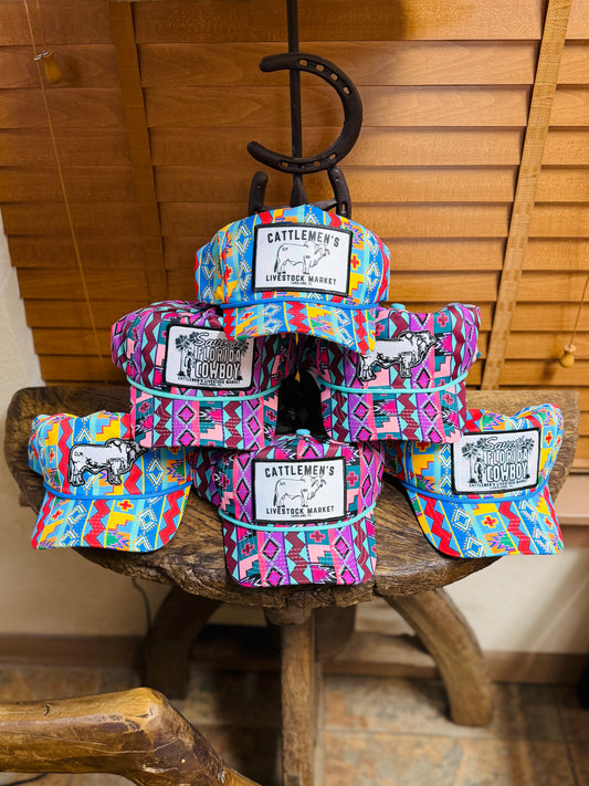 Aztec Print PawPaw Trucker Hat