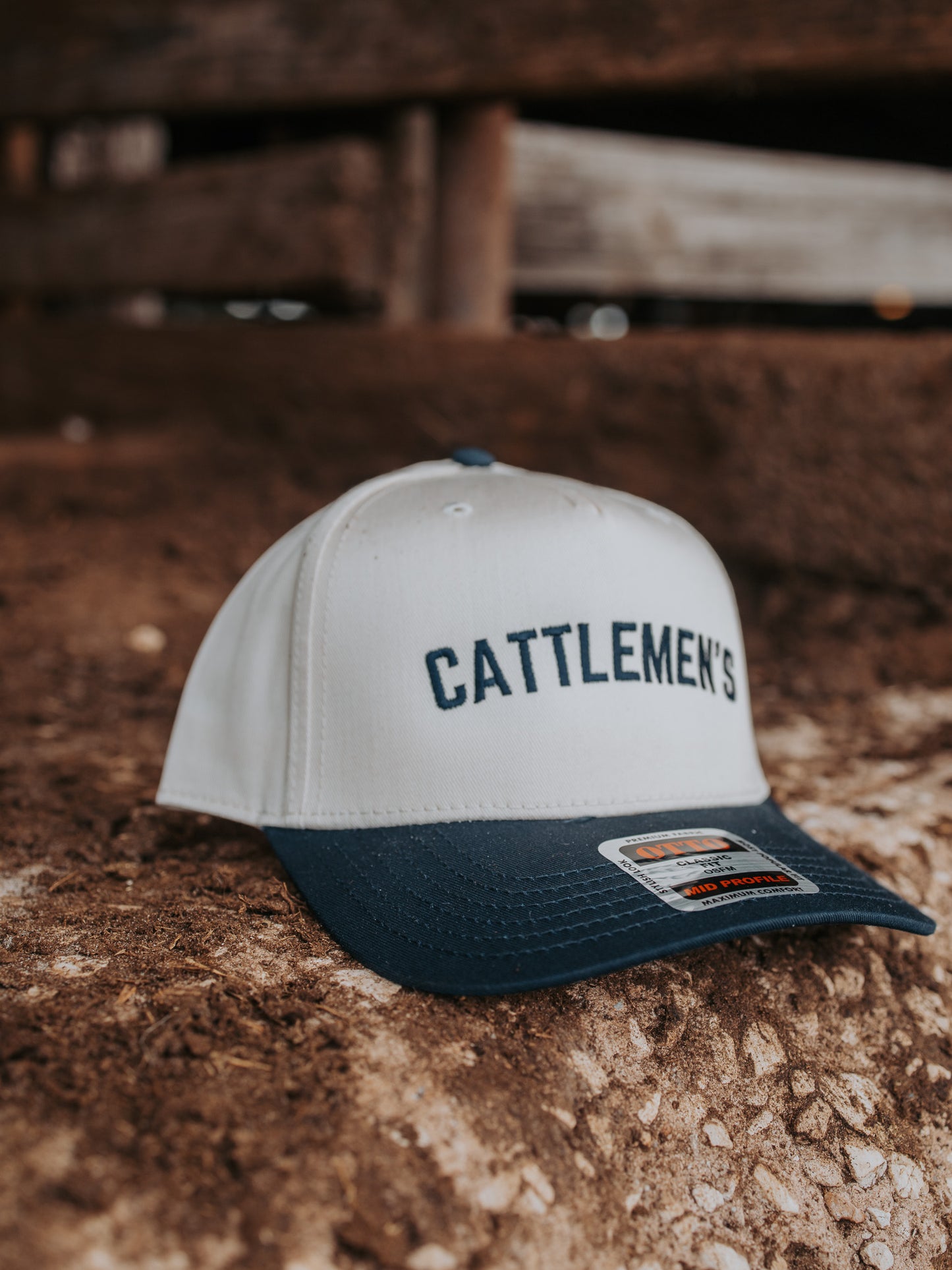Cattlemen's Hat - Navy/Natural