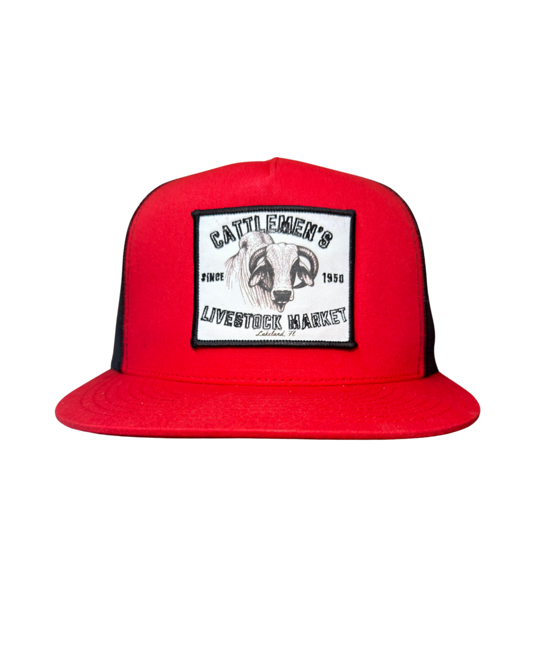 Cattlemen's Patch Hats - Red & Black