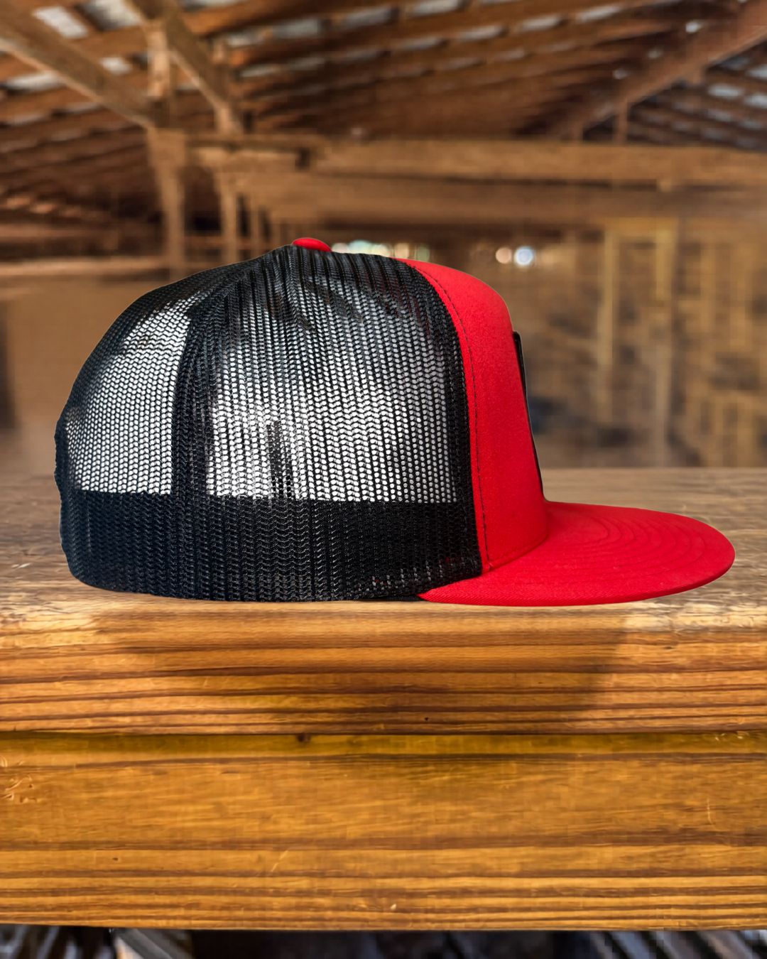 Cattlemen's Patch Hats - Red & Black