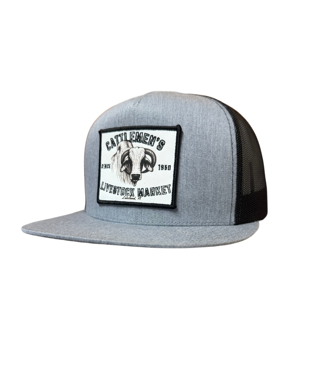 The Cattlemen's Patch Hats - Heather Gray & Black
