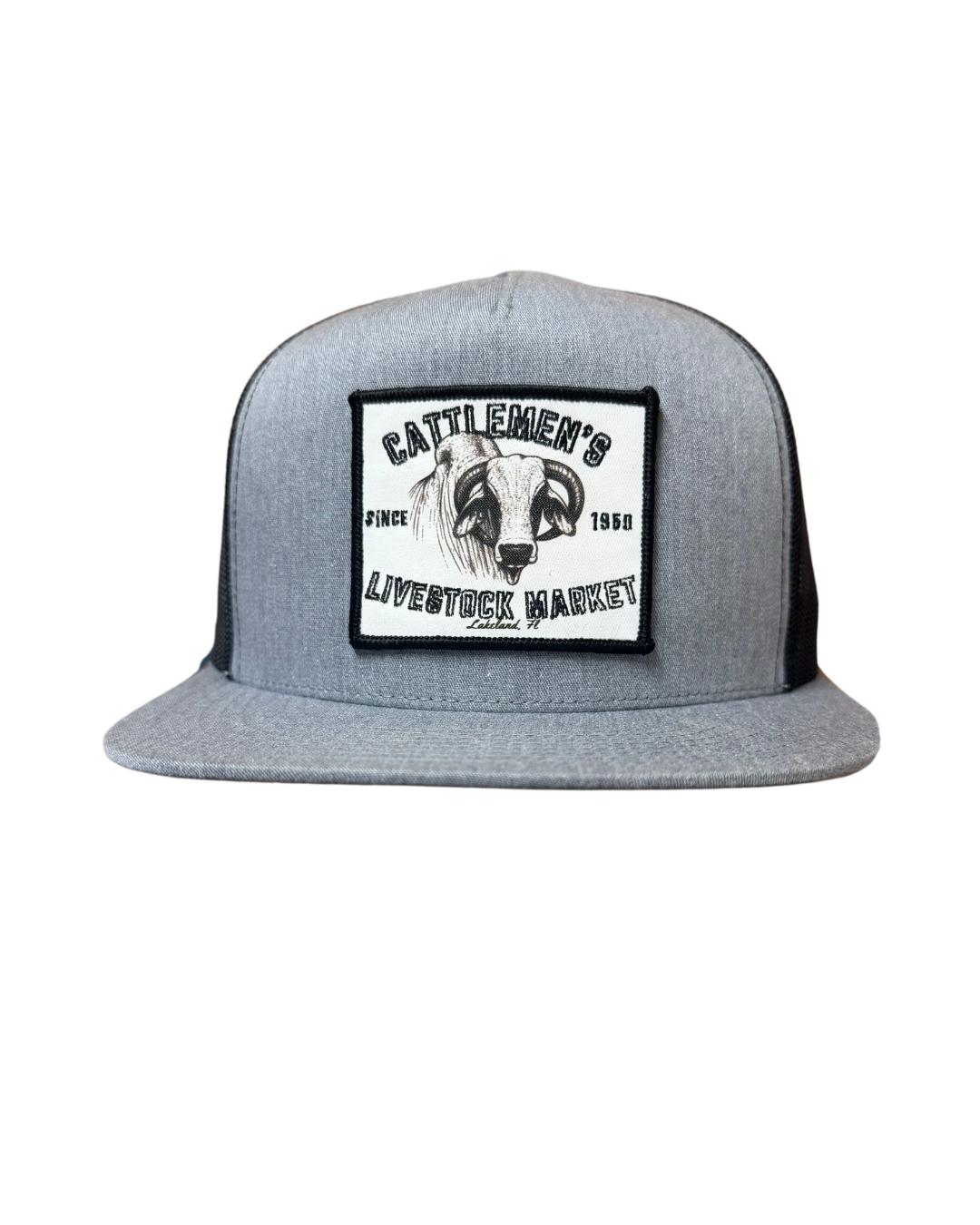 The Cattlemen's Patch Hats - Heather Gray & Black