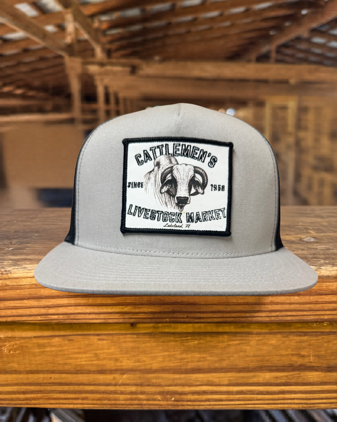 The Cattlemen's Patch Hats - Silver & Black