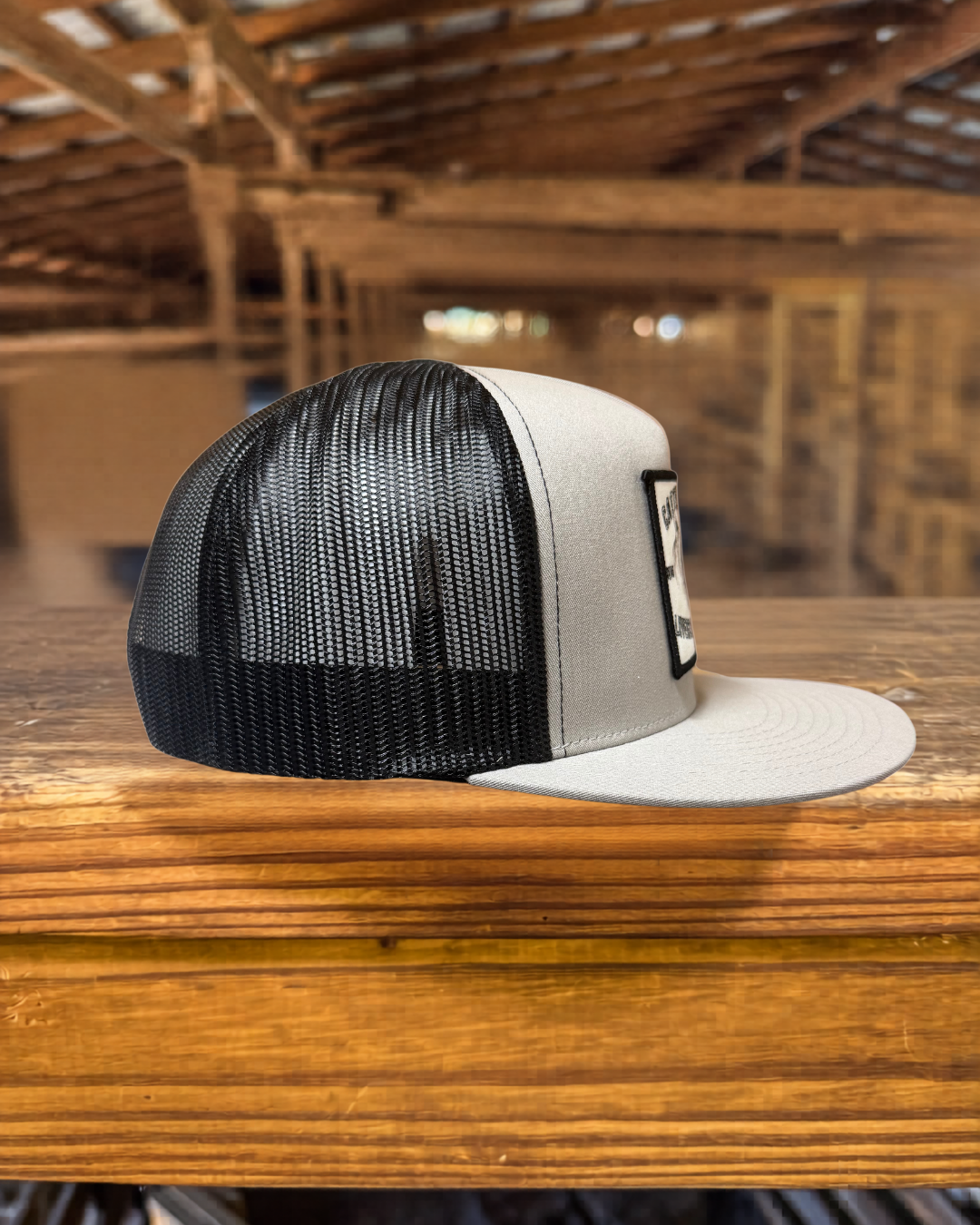 The Cattlemen's Patch Hats - Silver & Black