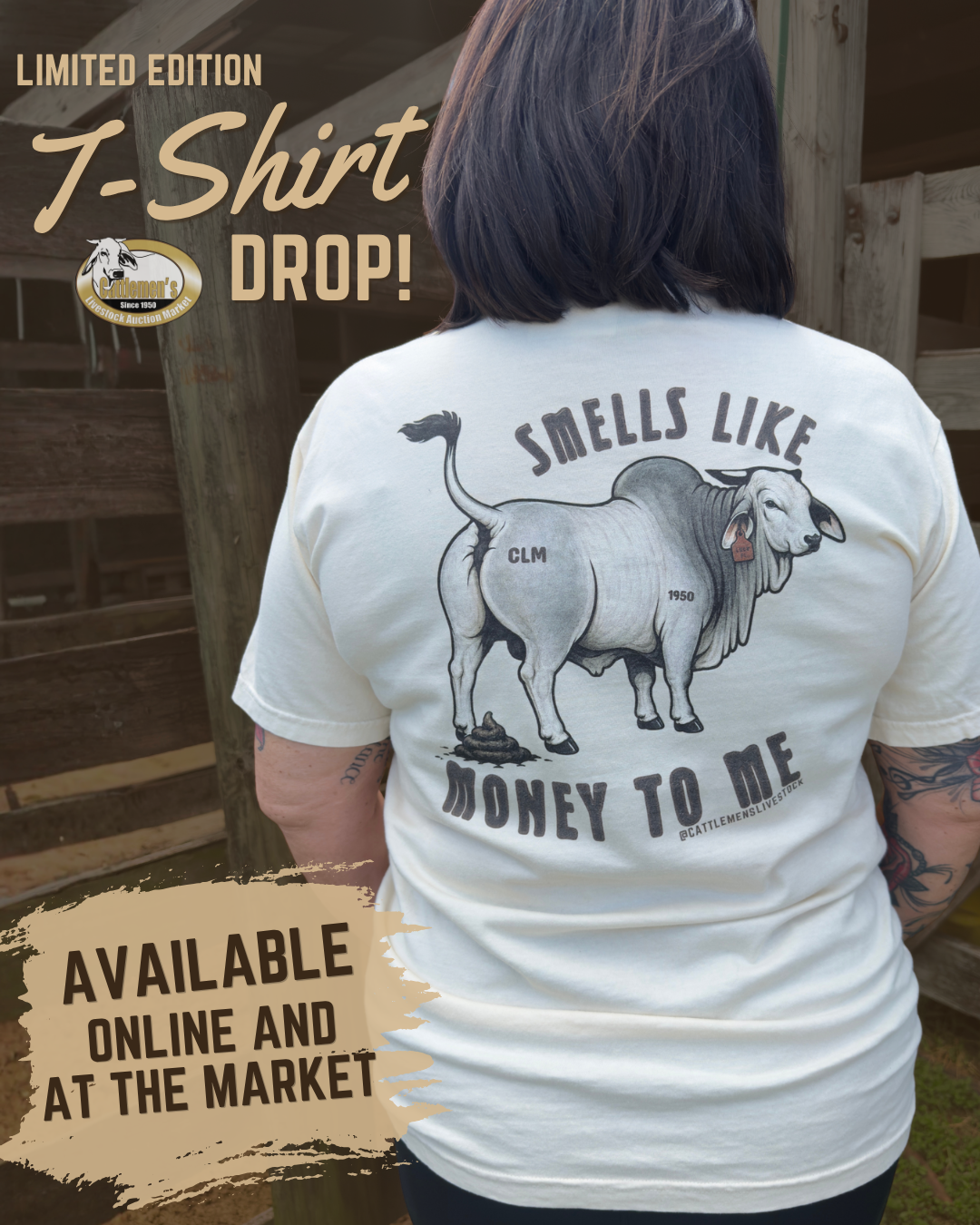 Smells Like Money to Me Cattlemen’s T-Shirt