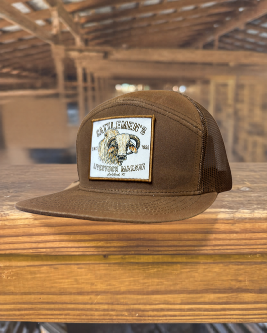 The Cattlemen's Patch Hats - Waxed Brown